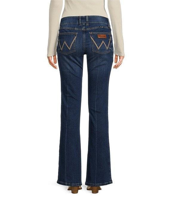 Wrangler® Mid Rise Bootcut Dark Jeans Product Image