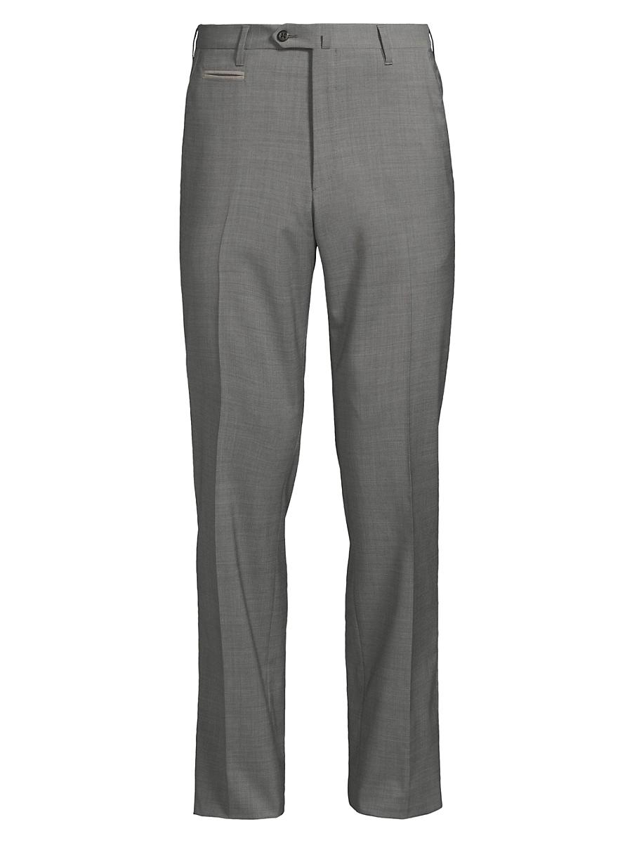 Mens Stretch-Wool Trousers Product Image
