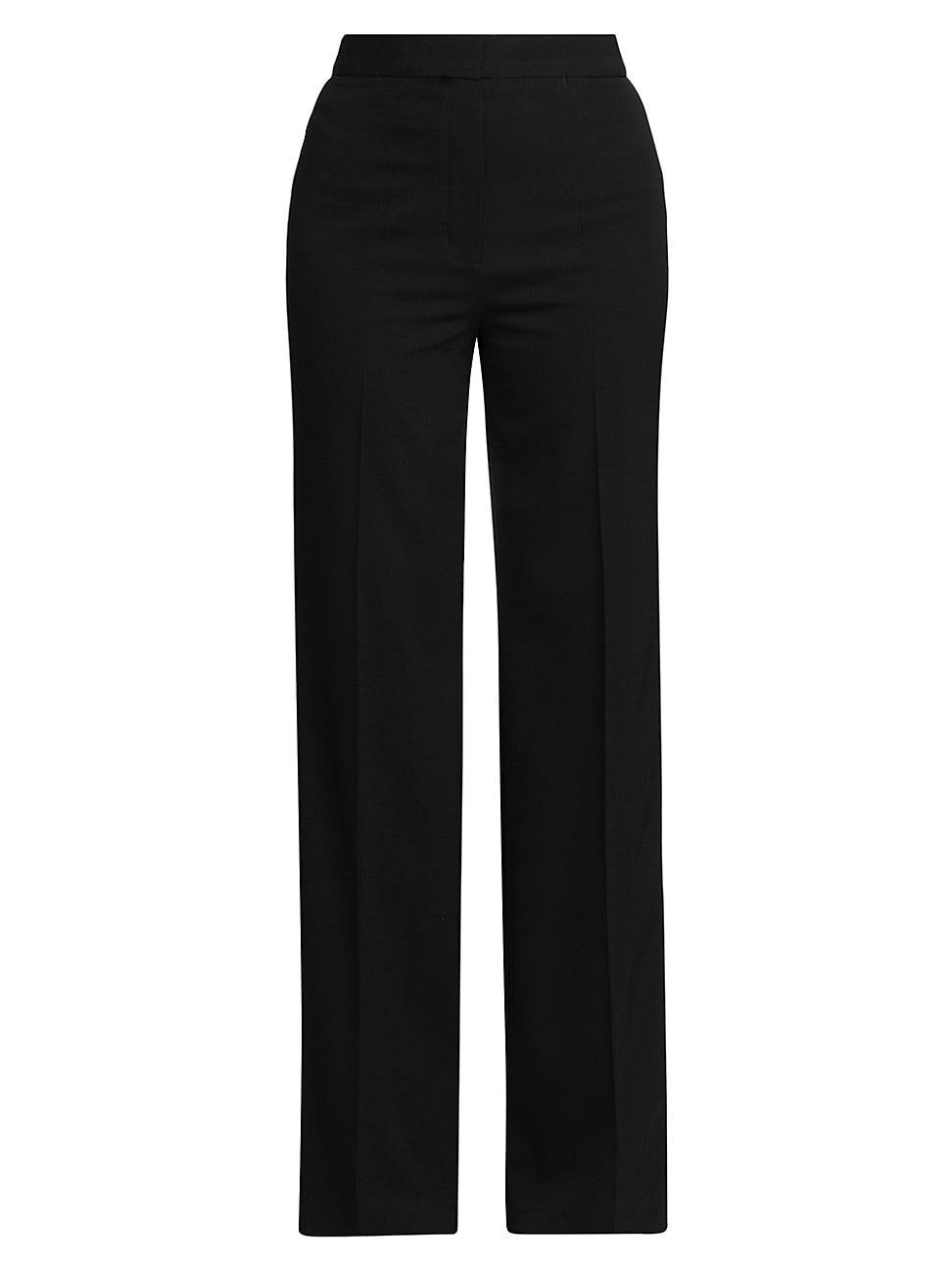 Womens Stretch-Wool Flare Pants Product Image