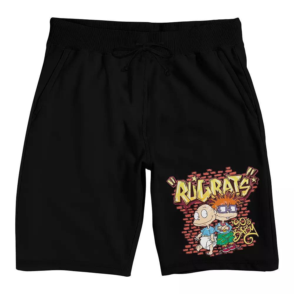 Men's Rugrats 90s Baby Pajama Shorts,  Product Image
