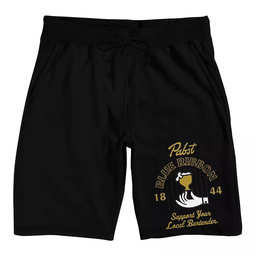 Men's Pabst Blue Ribbon Pajama Shorts,  Product Image