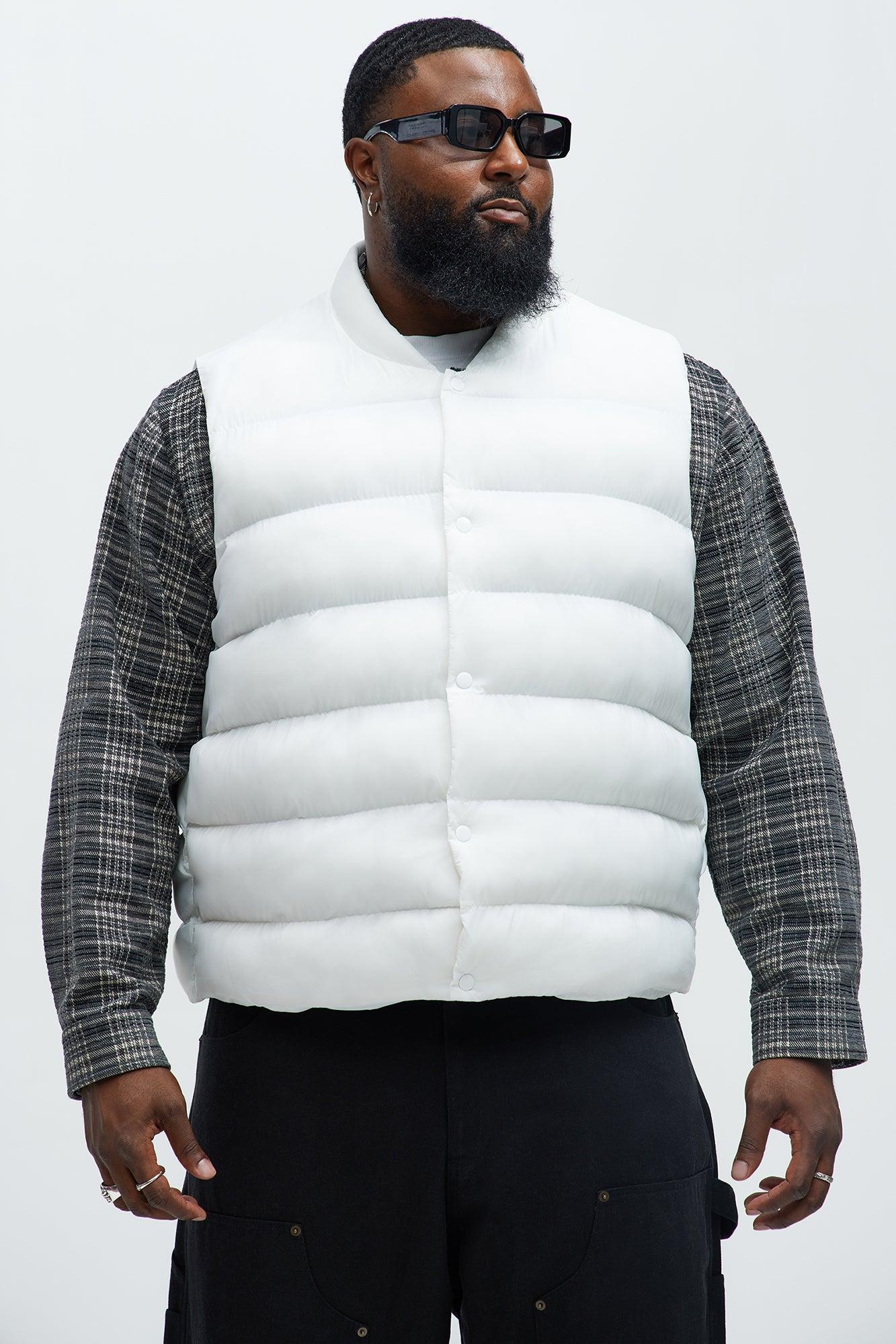 Shine Again Puffer Vest - White Product Image