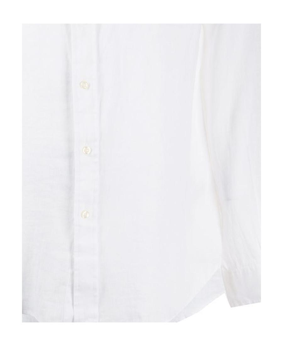 POLO RALPH LAUREN Long Sleeve Sport Shirt Clothing In White Product Image