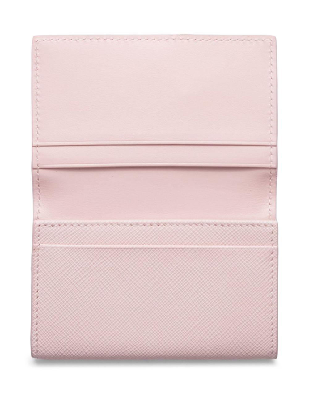 triangle-logo leather cardholder Product Image