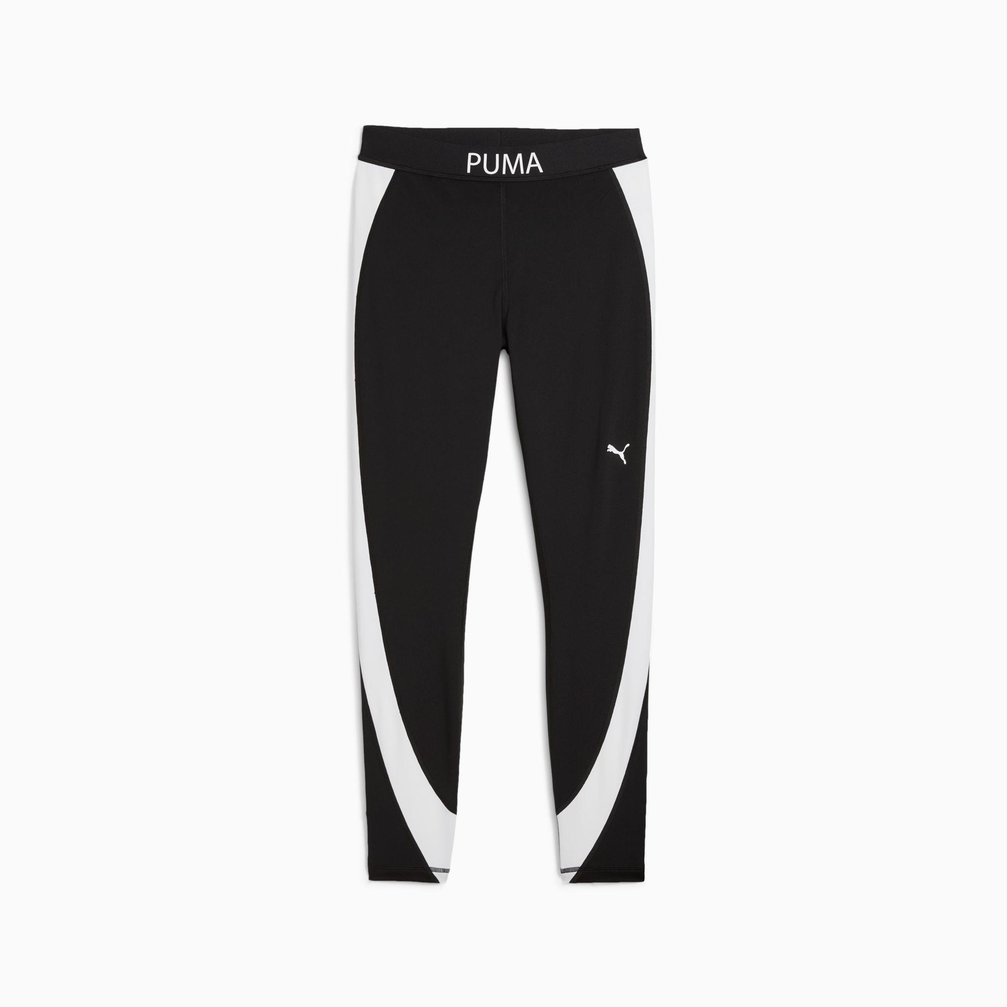 PUMA STRONG High-Waisted 7/8 Color Block Women's Tights Product Image