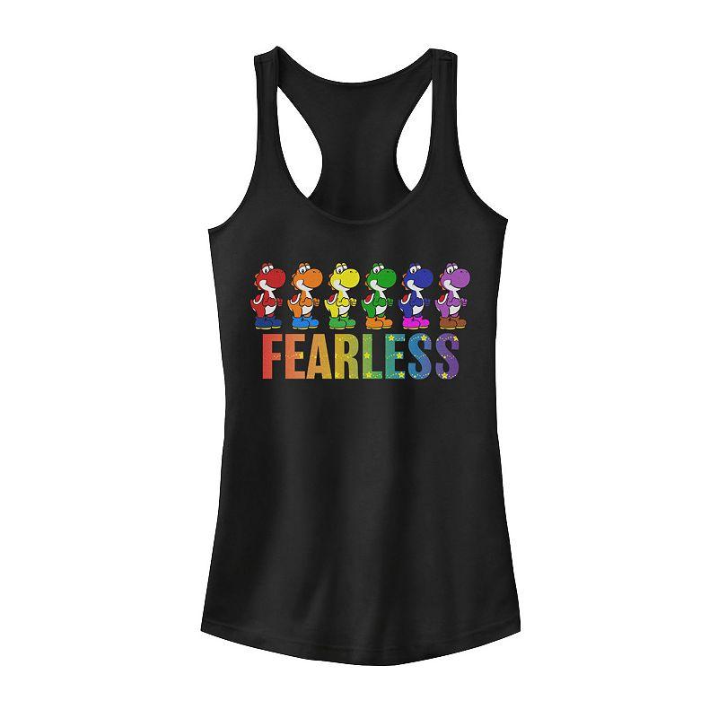 Juniors' Stardust Earth Retro Portrait Graphic Tank Top, Girl's,  Product Image