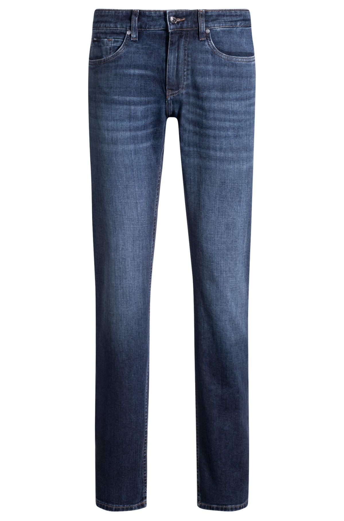 Delaware slim-fit jeans in blue comfort-stretch denim Product Image