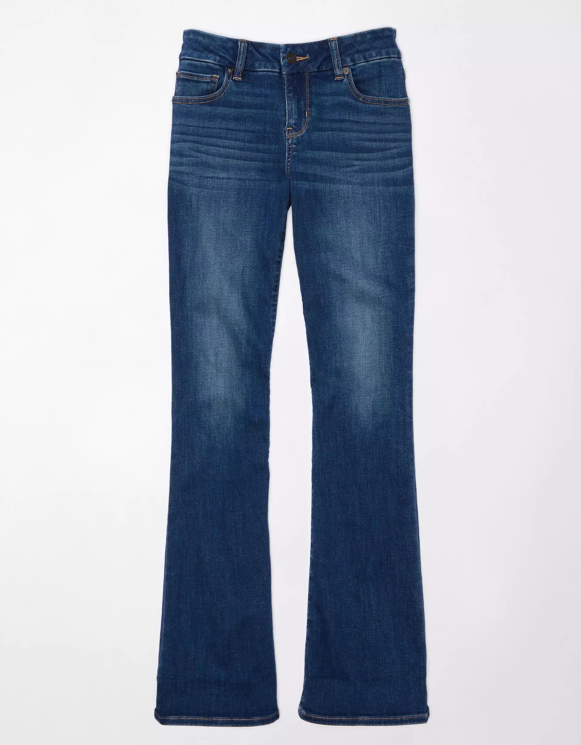AE Next Level Curvy Low-Rise Kick Bootcut Jean Product Image