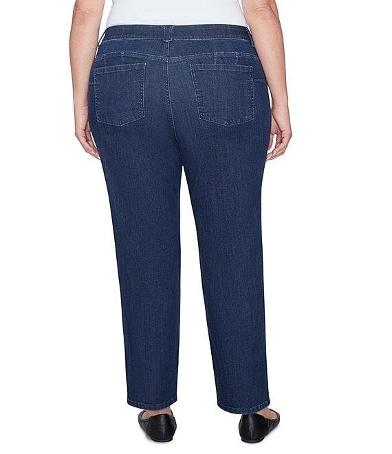 Ruby Rd. Plus Size Soft Denim Pull-On Boot-Cut Jeans Product Image