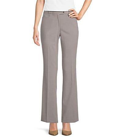Calvin Klein Mid Rise Modern Fit Straight Leg Pants Product Image