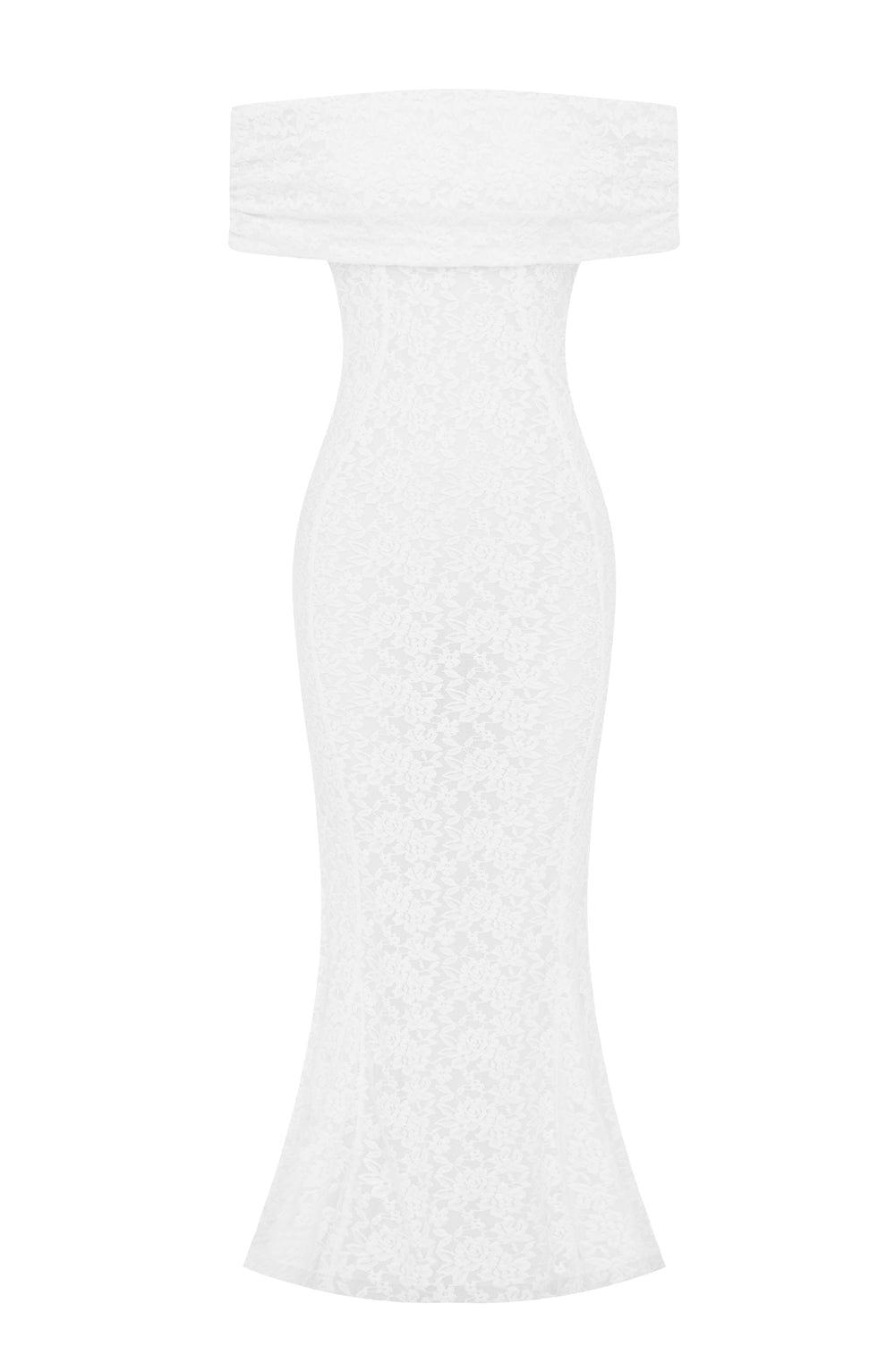 Stephanie Maxi Dress - Ivory Product Image