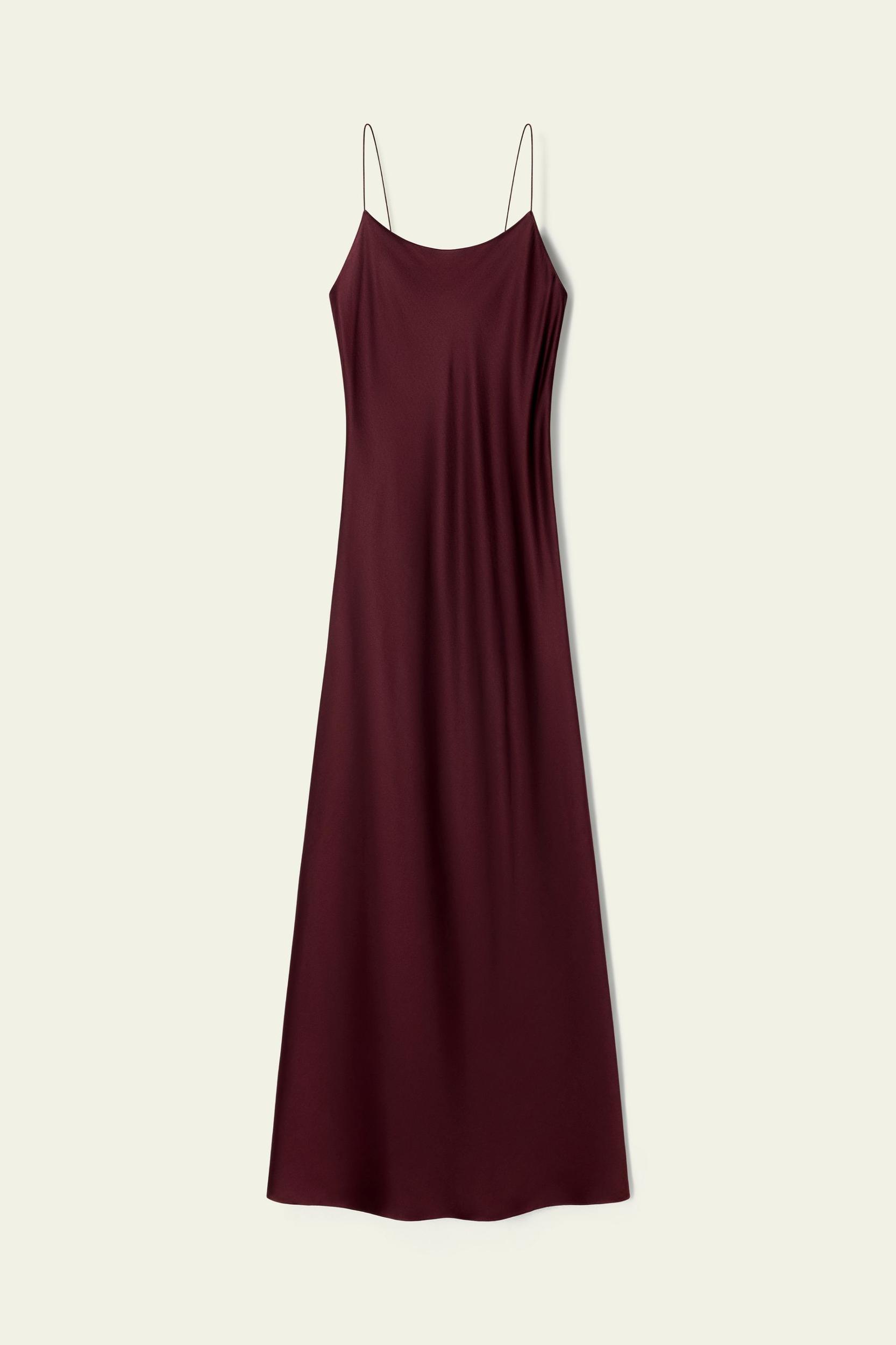 U-Neck Minimalist Slip Dress Product Image