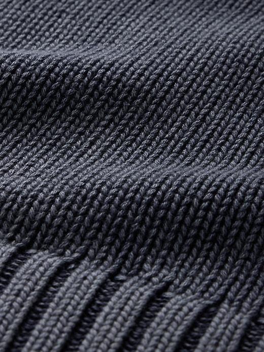 100% Cotton Relaxed Sweater Product Image