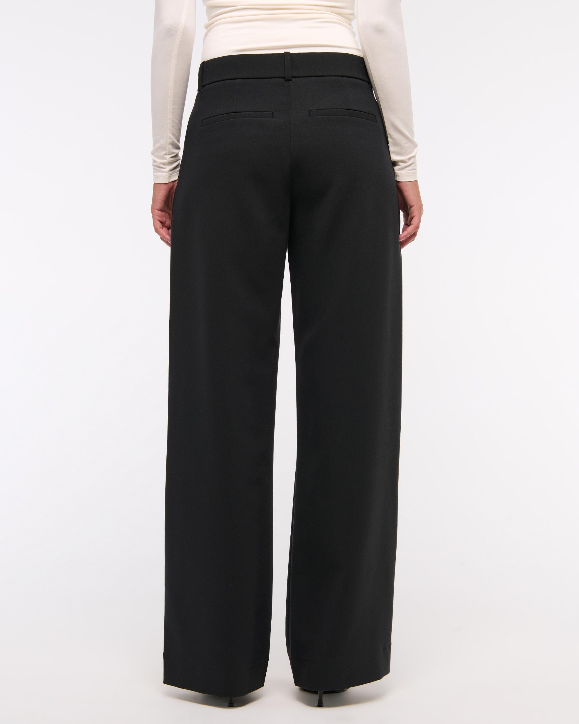 A&F Sloane Low Rise Tailored Wide Leg Pant Product Image