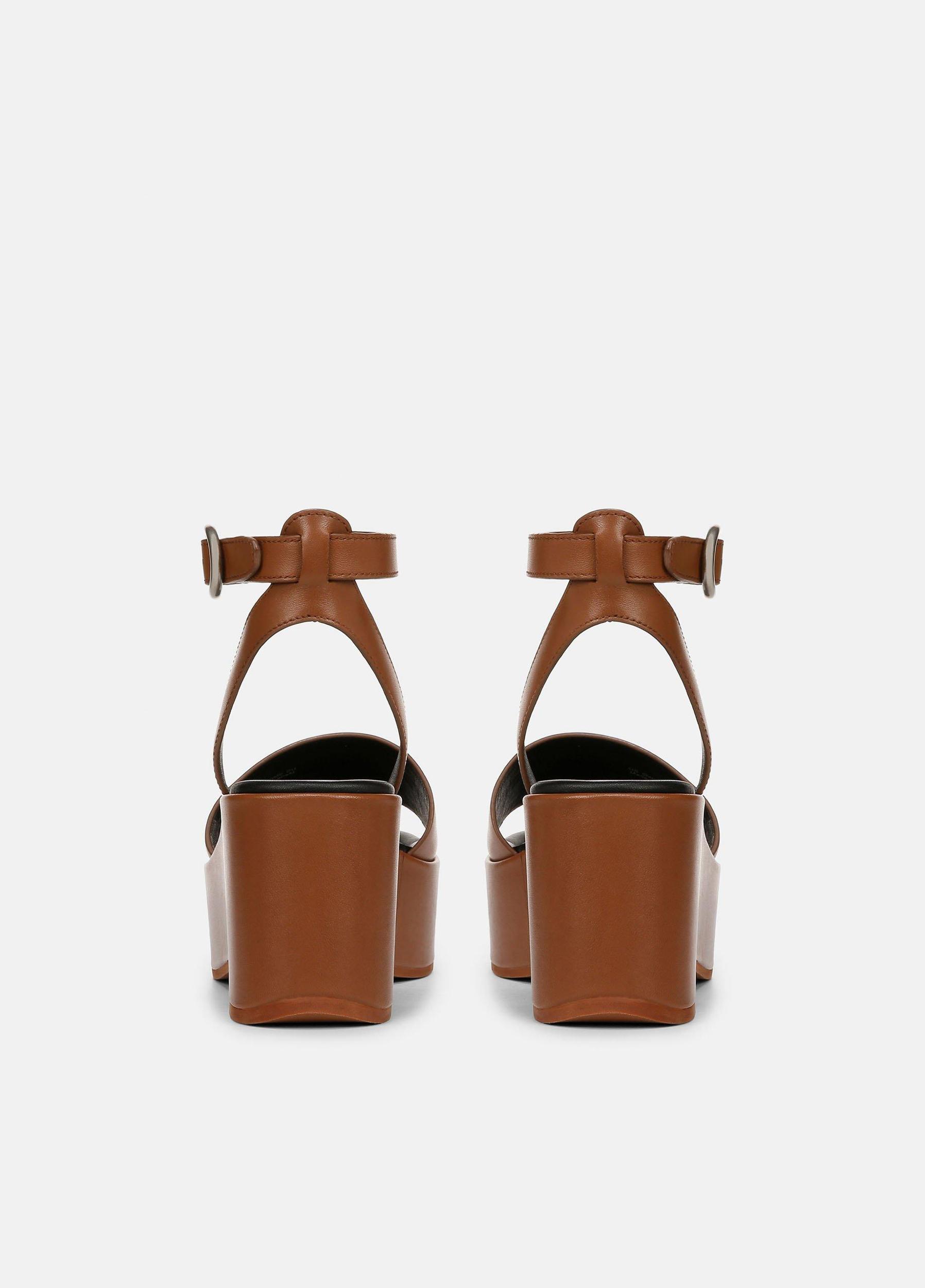 Phillipa Leather Platform Sandal Product Image