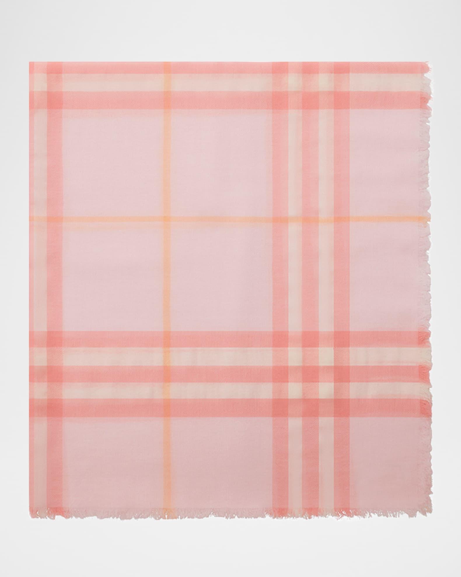 Giant Check Wool Scarf Product Image