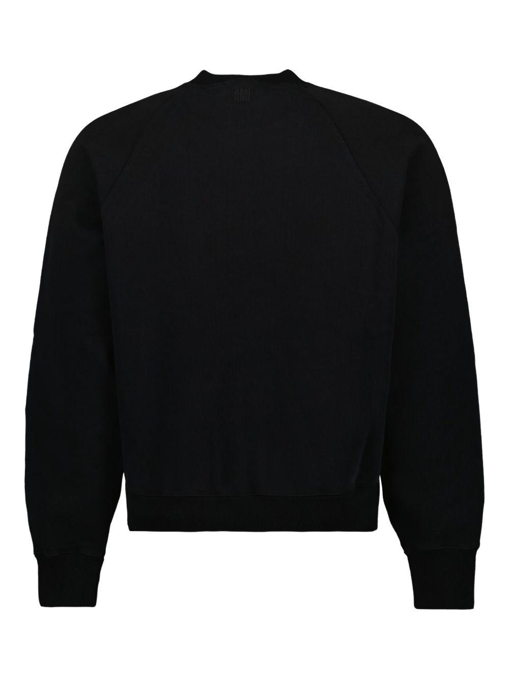 logo-embroidered organic-cotton sweatshirt Product Image