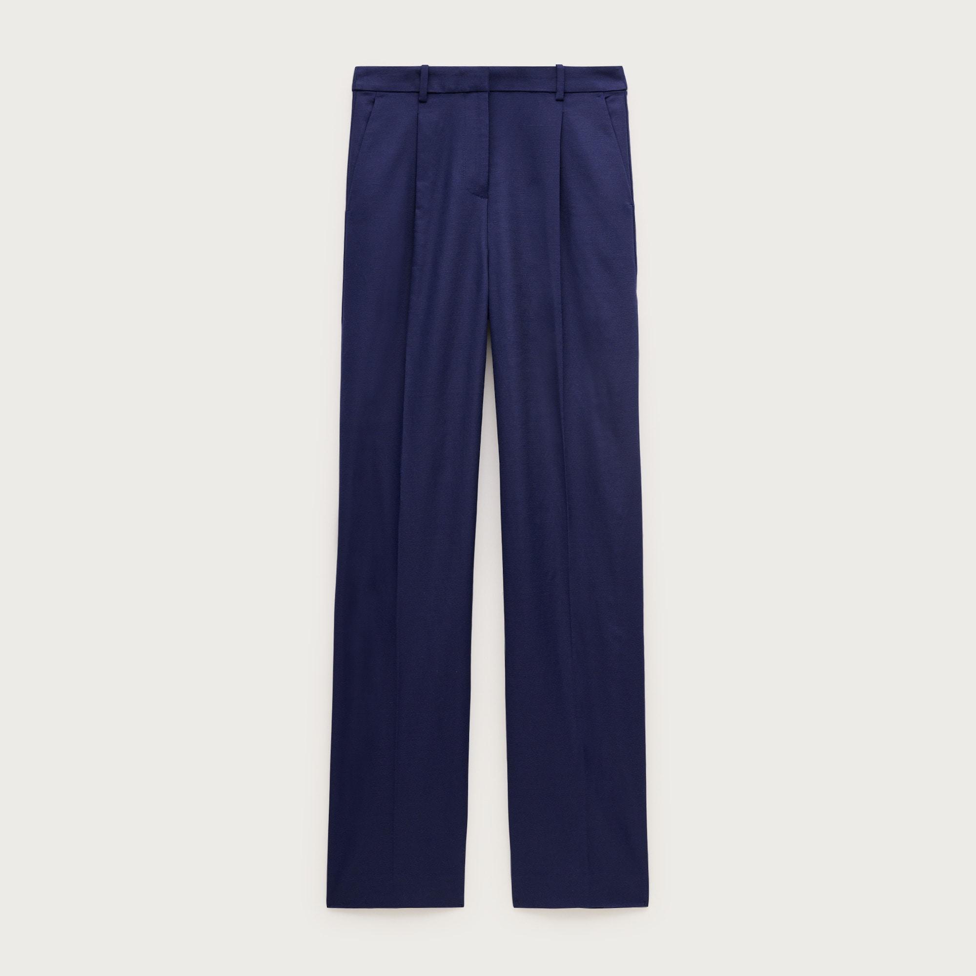 Essential wide-leg pant in Gramercy linen blend Product Image