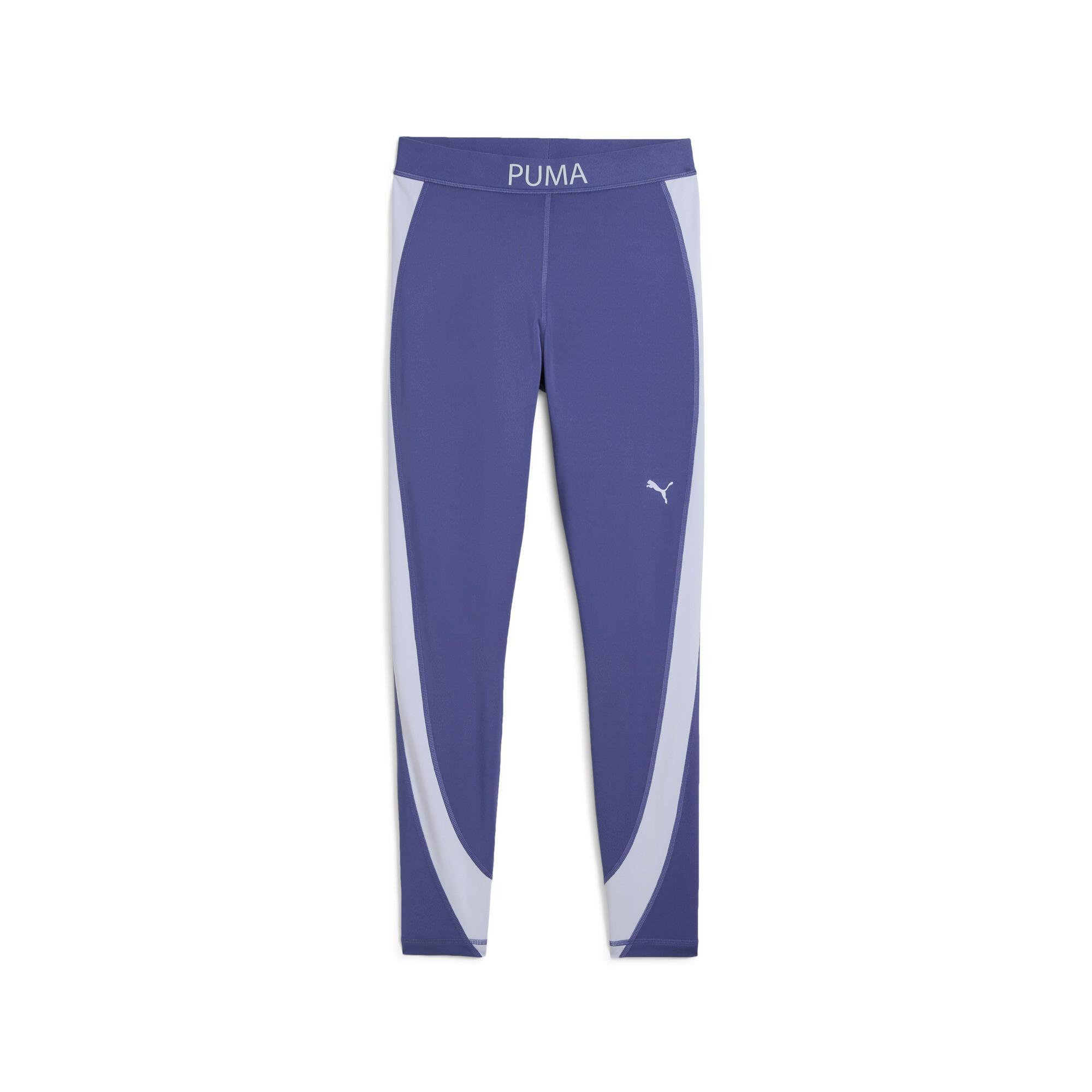 PUMA STRONG High-Waisted 7/8 Color Block Women's Tights Product Image