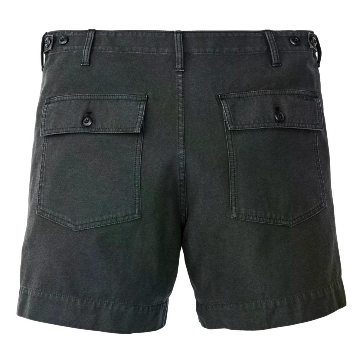 Field Supply Shorts Washed Faded Black Product Image