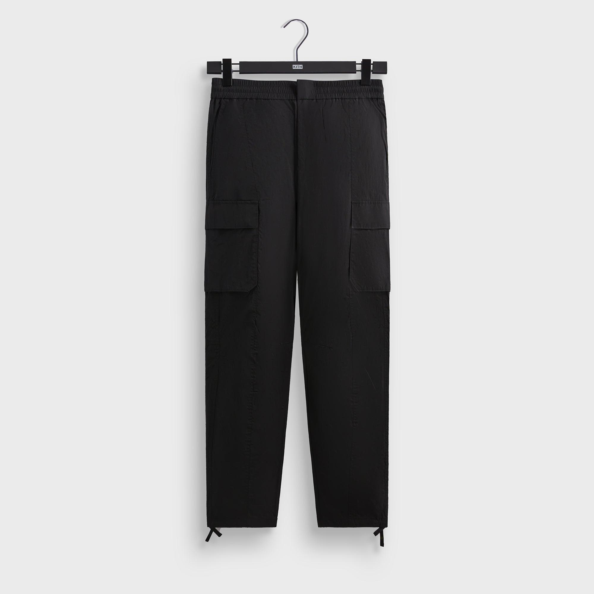 Kith Wrinkle Nylon Bristol Cargo Pant - Black Male Product Image