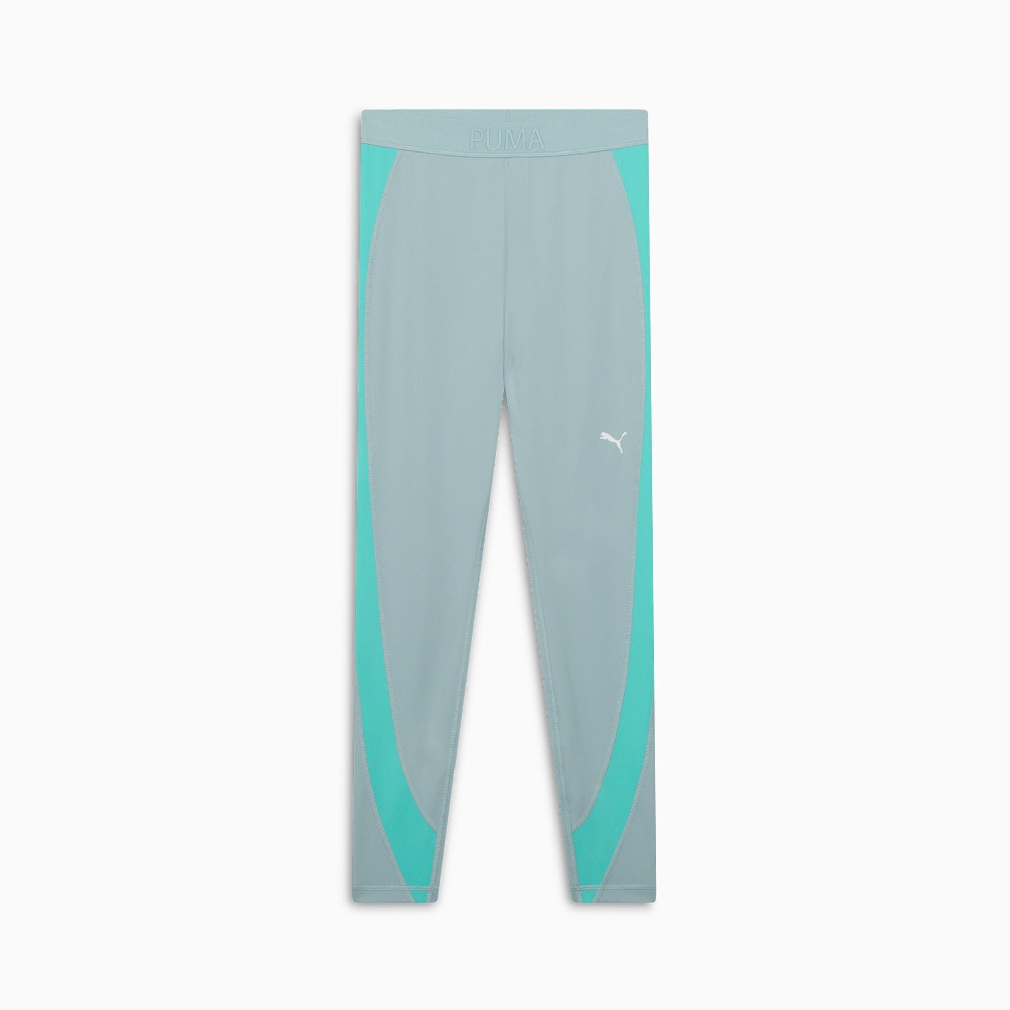 PUMA STRONG High-Waisted 7/8 Color Block Women's Tights Product Image