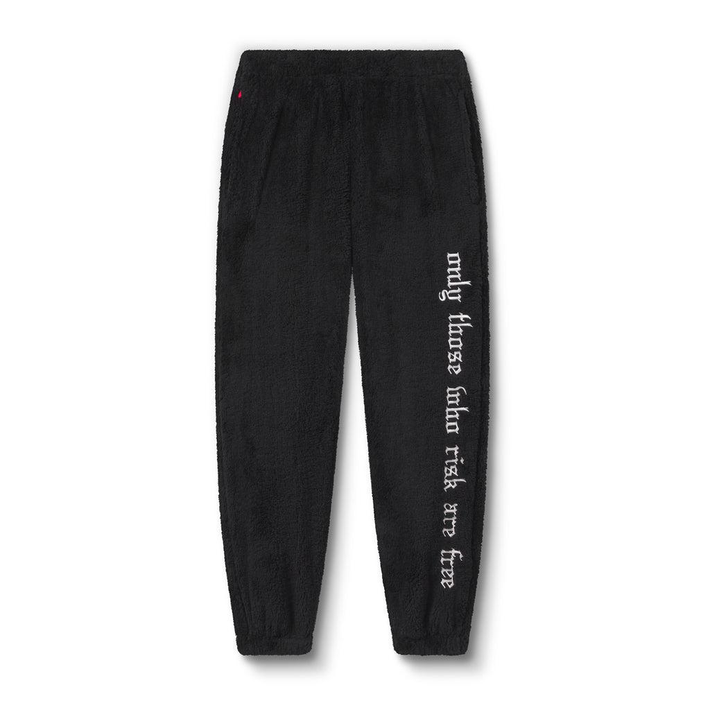 0692. Sherpa Recovery Sweats - Black/White Male Product Image