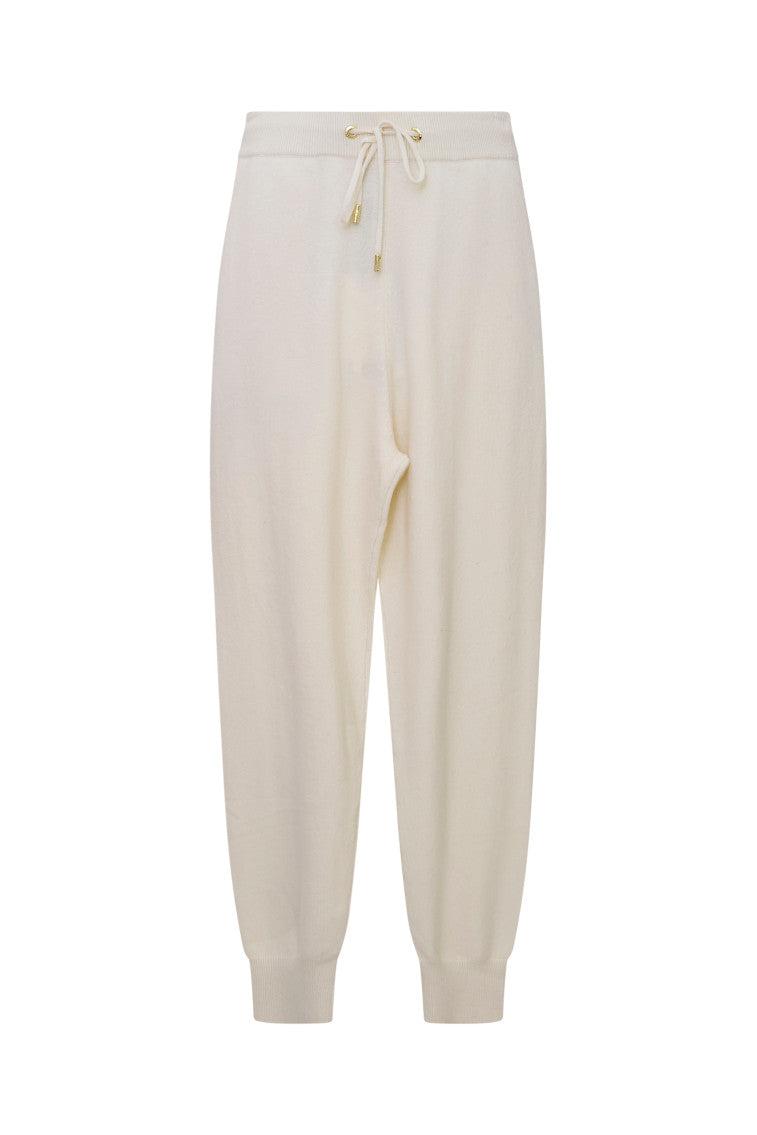 LoveShackFancy x MAX&MOI Bolo Wool-Cashmere Joggers Product Image