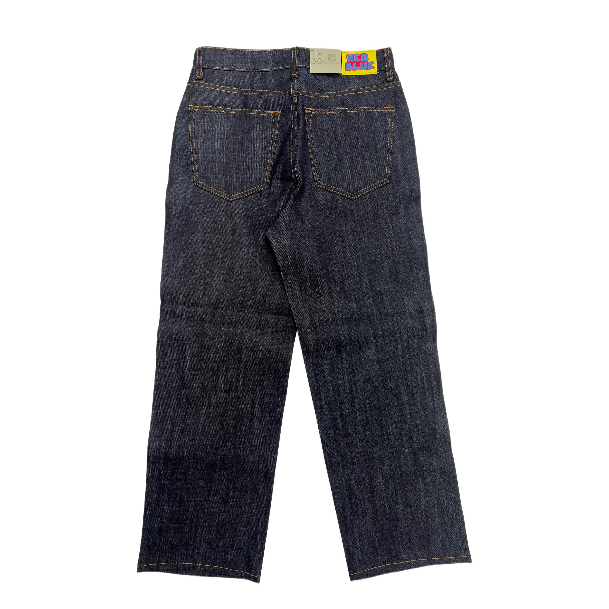 Neo Blue Baggy Pants Male Product Image