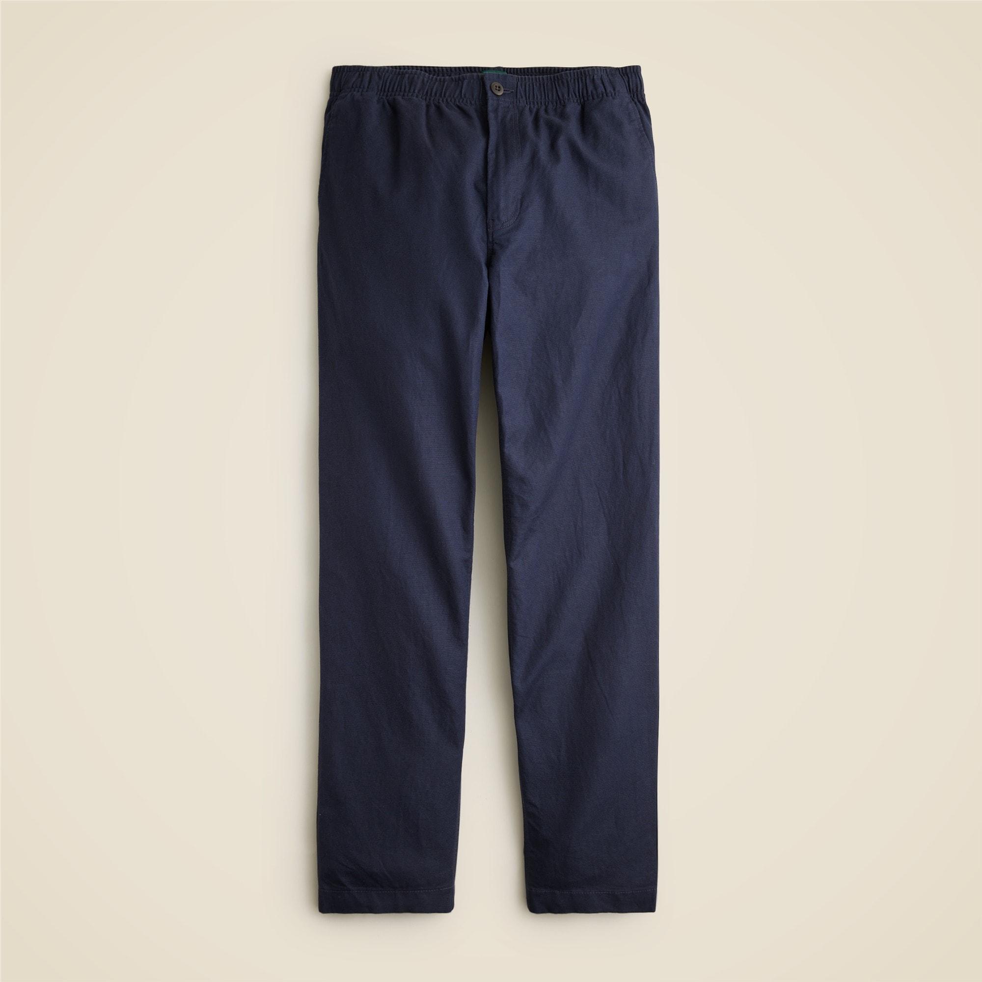 Pier pant in cotton-linen blend canvas Product Image