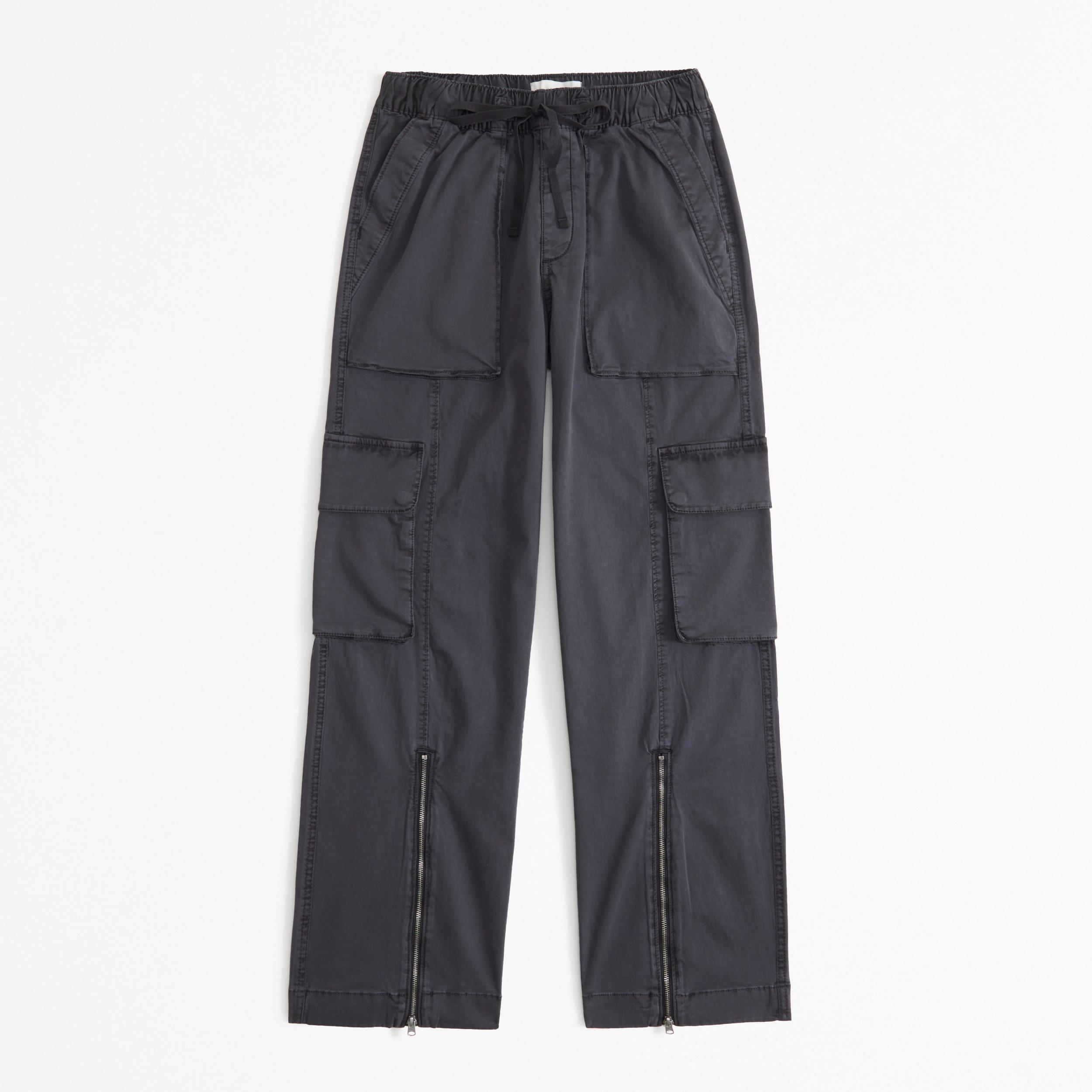 Pull-On Wide Leg Cargo Pant Product Image