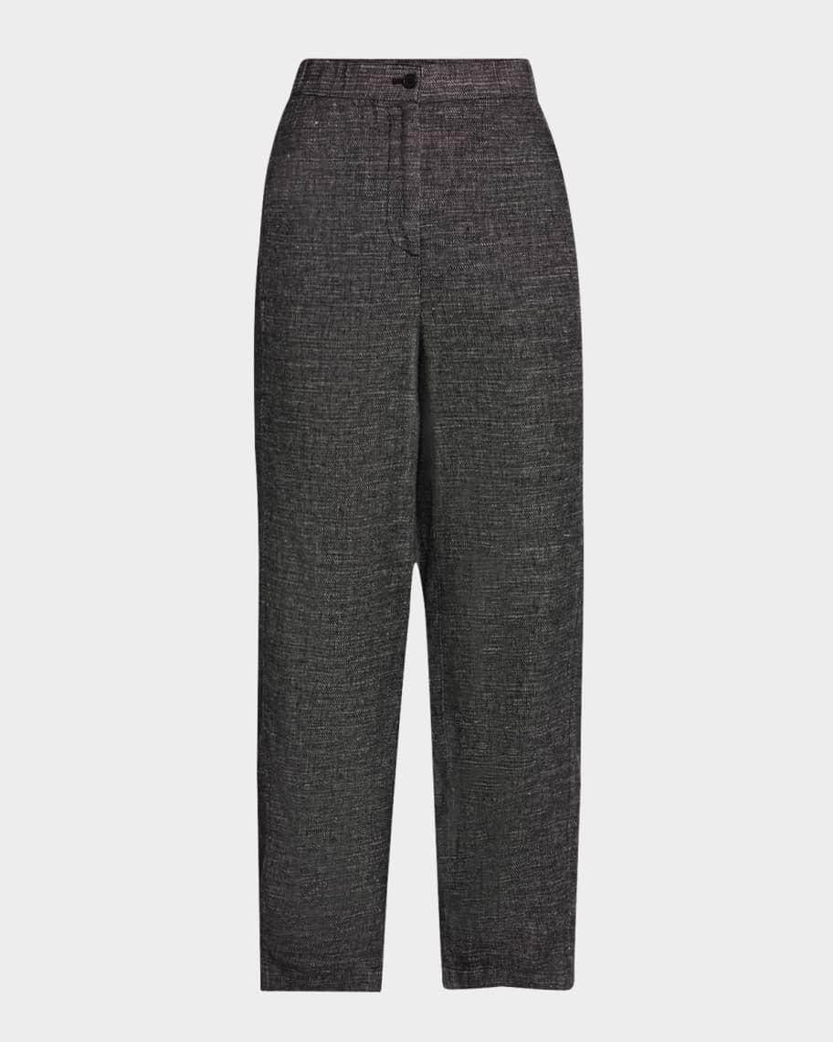 Cropped Hemp-Organic Cotton Lantern Pants Product Image