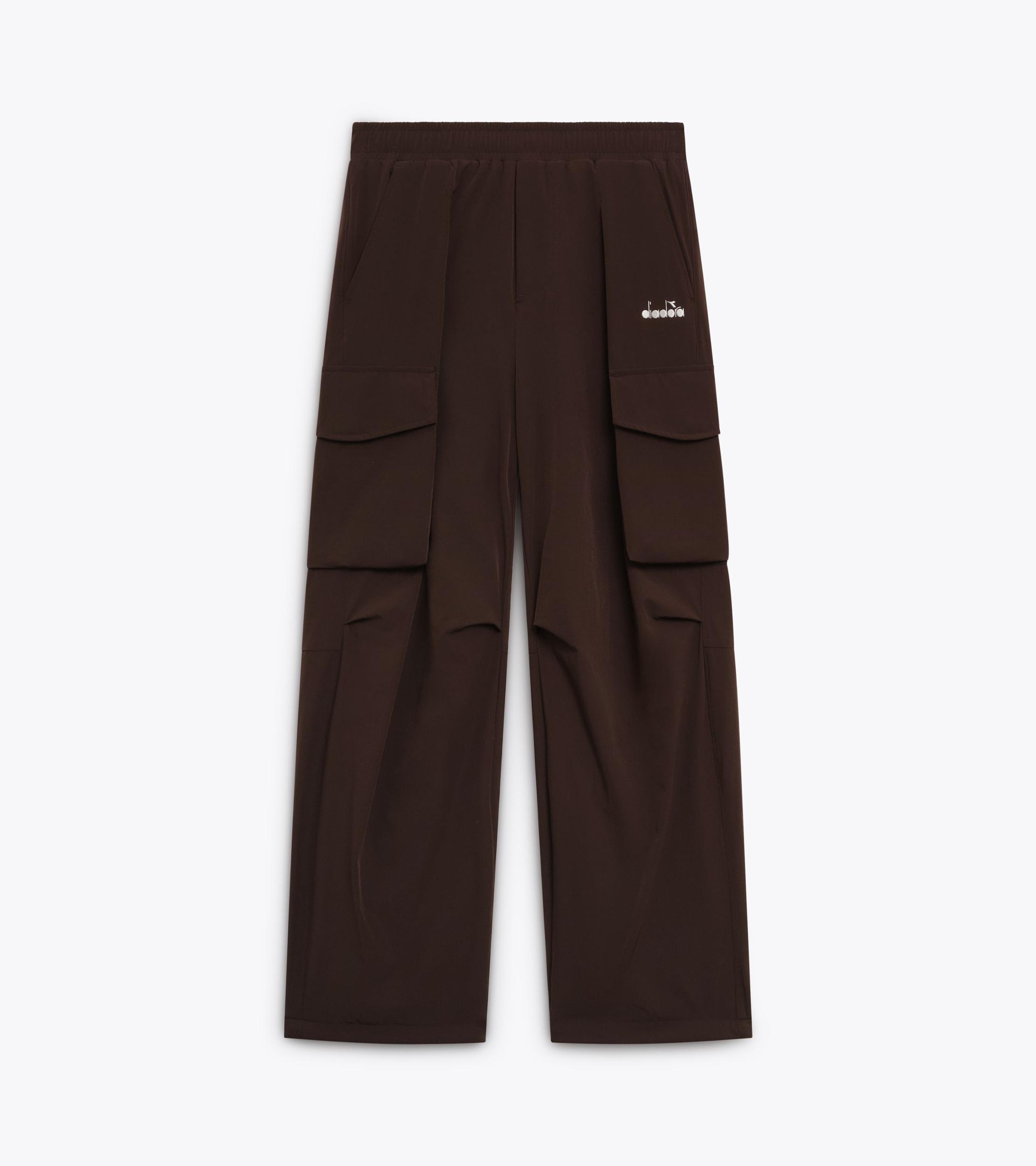 Front Pleat Tapered Trousers in Navy Product Image