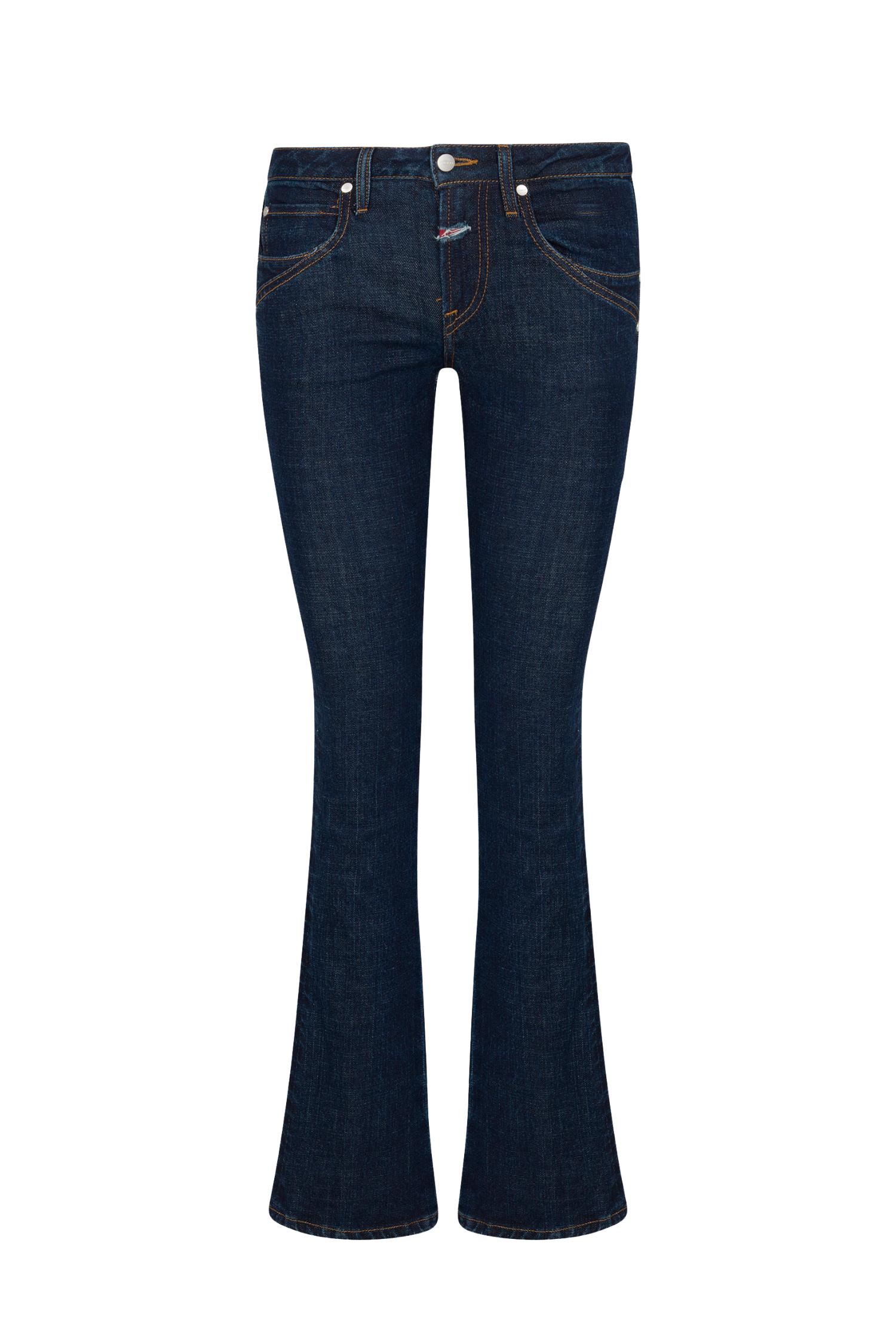 LOW RISE FLARE JEAN - DARK WASH Product Image