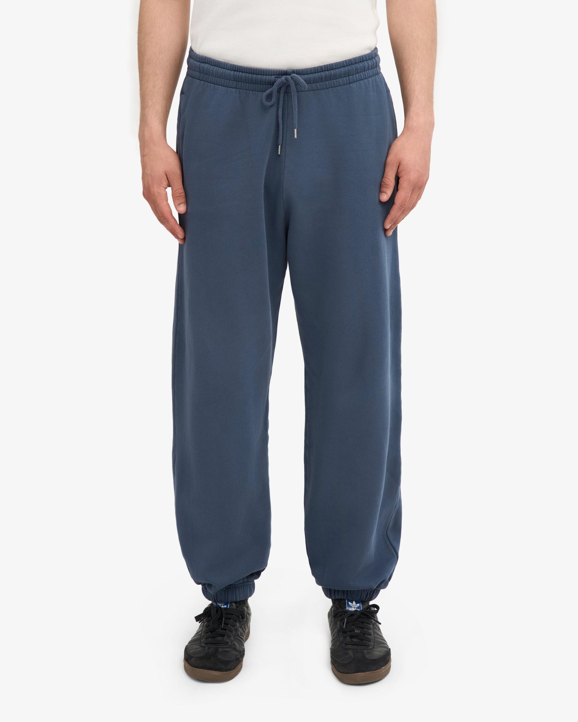 Organic Relaxed Sweatpants - Petrol Blue Product Image