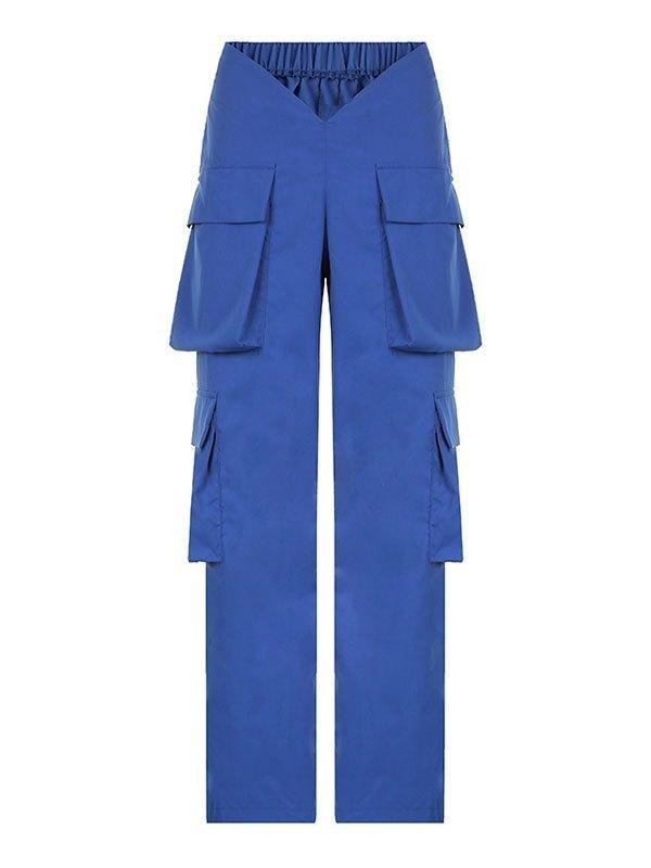 V Cut Pocket Cargo Pants Product Image