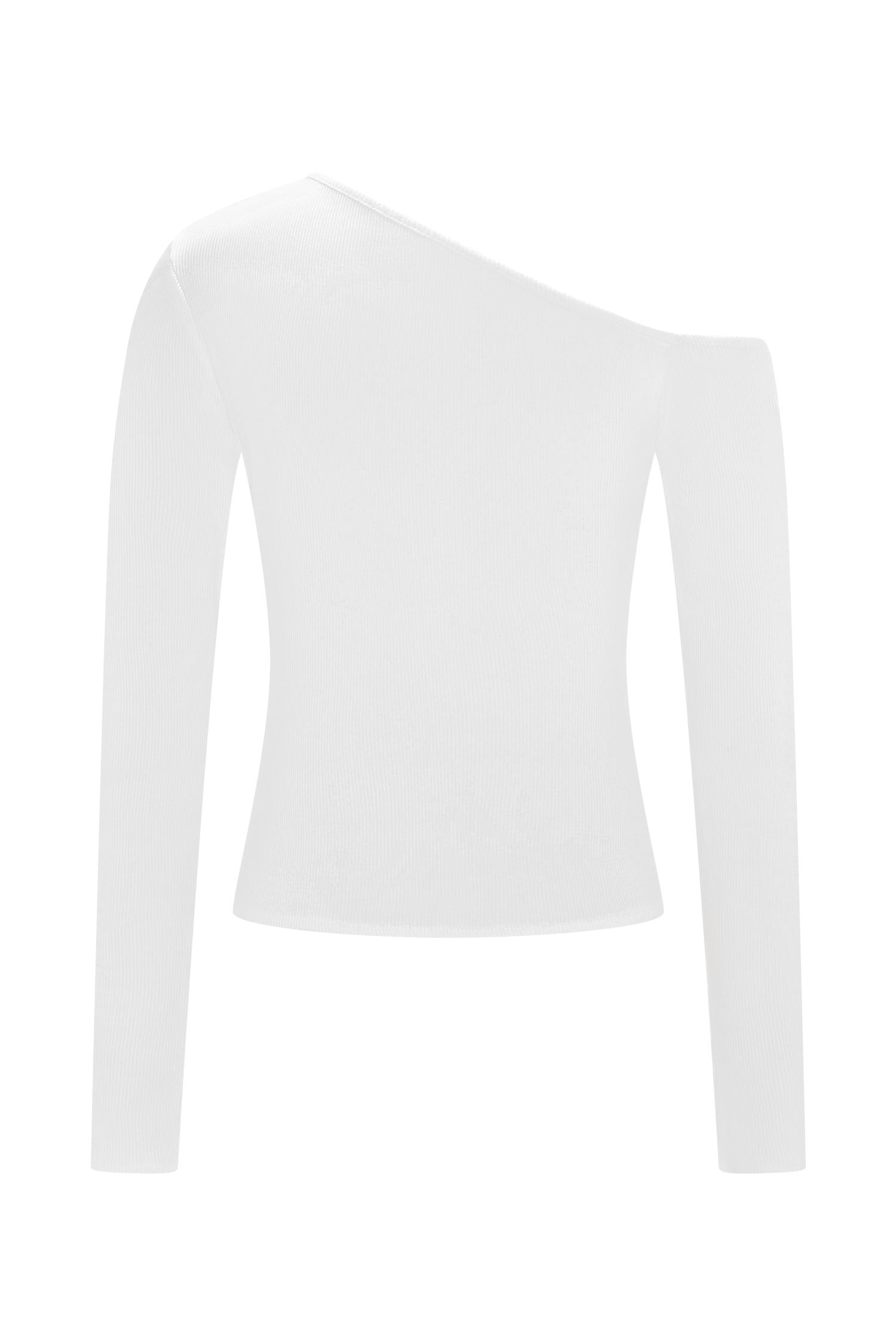 Maelle Off Shoulder Long Sleeve Top - Ivory Female Product Image
