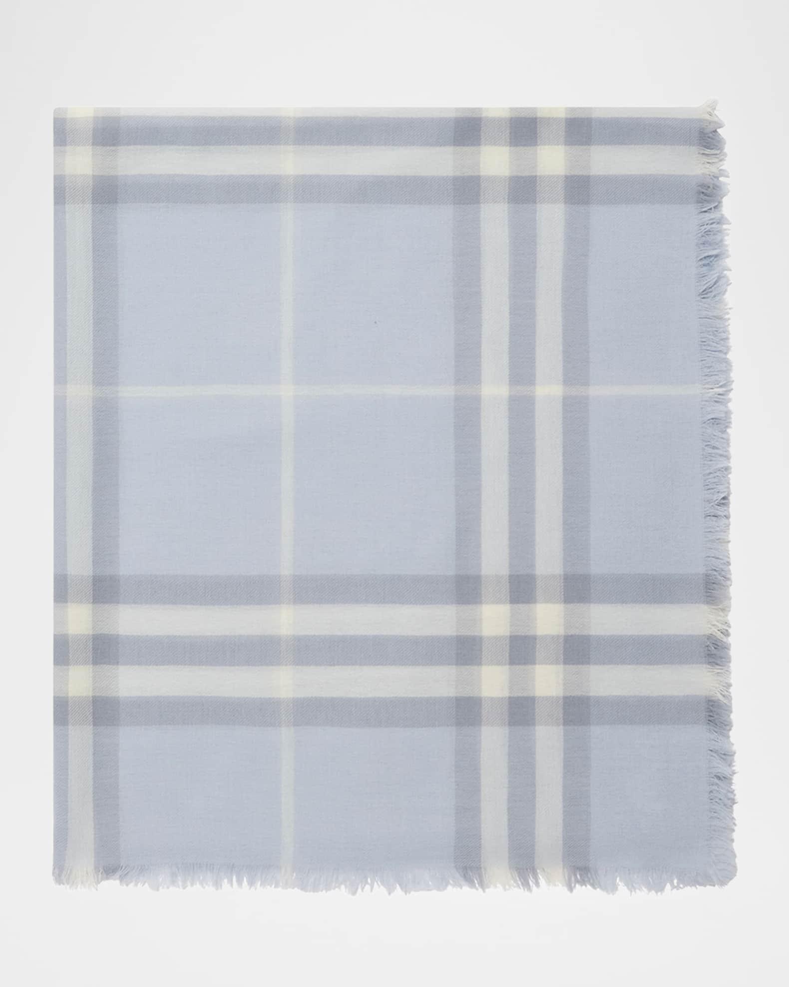 Giant Check Wool Scarf Product Image