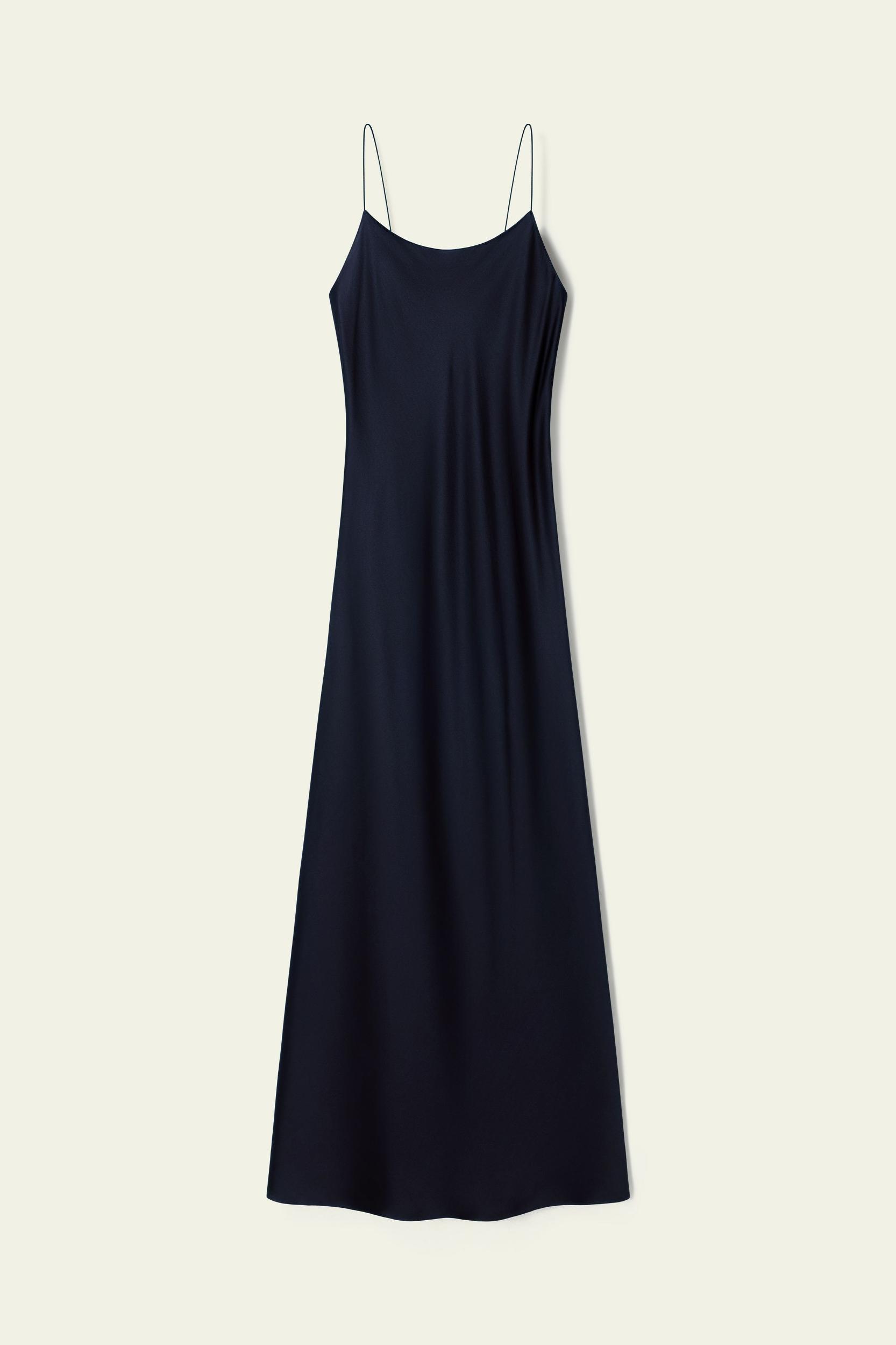 U-Neck Minimalist Slip Dress Product Image