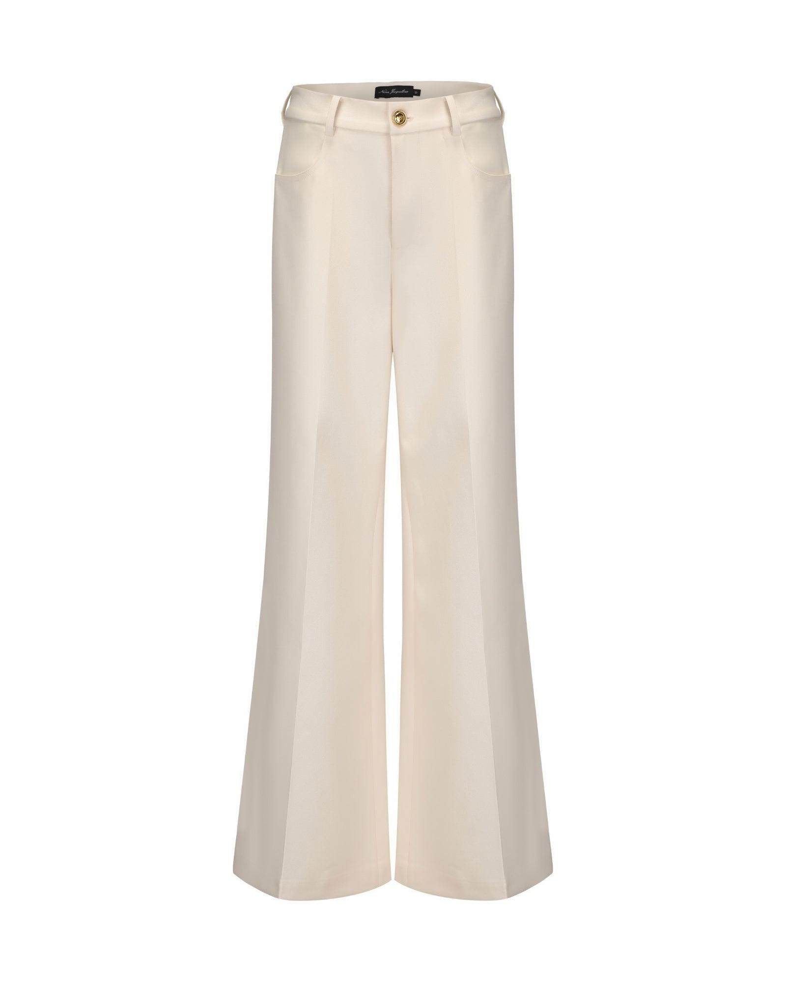 Anh Wide-Leg Ponte Stretch Pant (Petite) Product Image