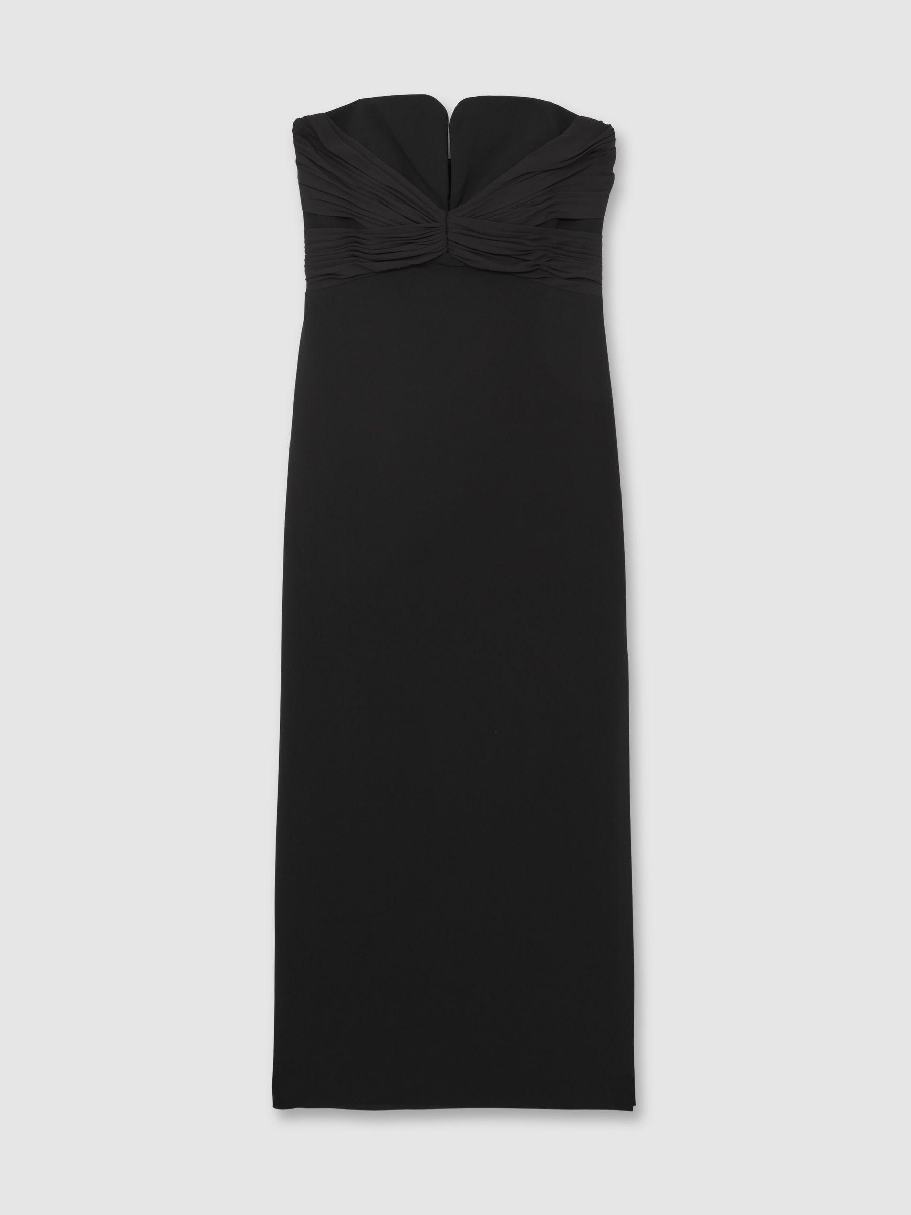 A-Line Loose Pockets See-Through Solid Color Round-Neck Cover-Up Midi Dresses Product Image