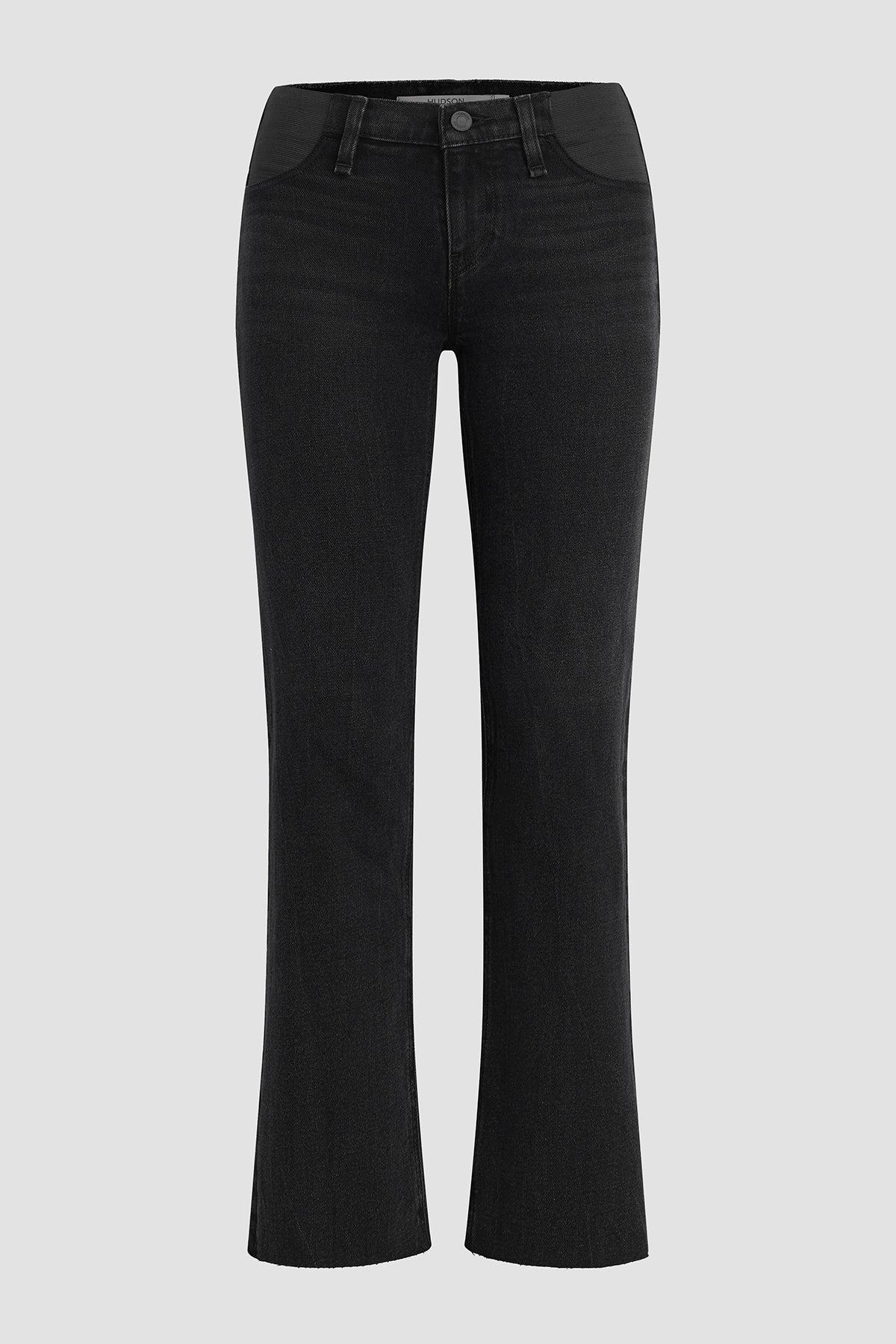 Barbara High-Rise Baby Bootcut Jean w/ Slit Hem Baby Product Image