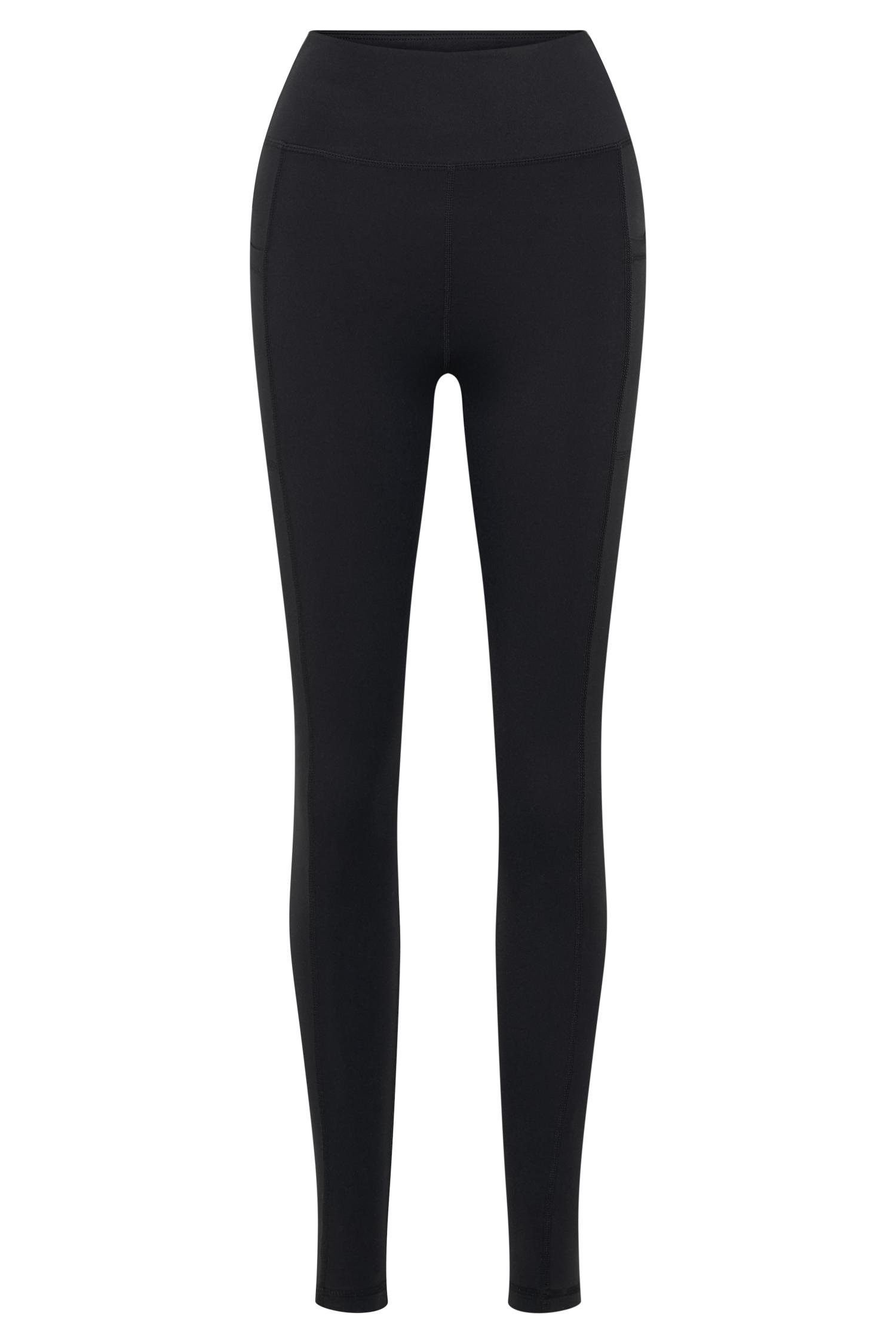 Briar V Back Leggings With Pockets - Black Product Image