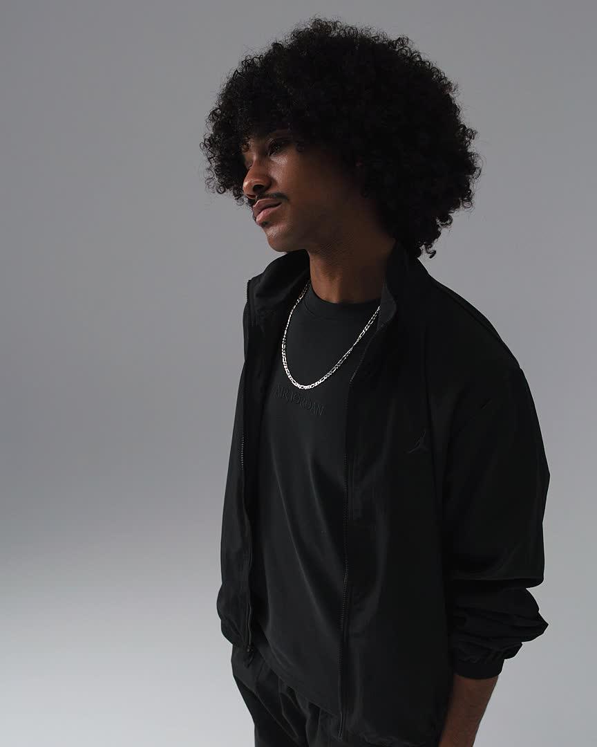 Jordan Mens Jordan Essential HBR Wind Jacket - Mens Black/Anthracite Product Image