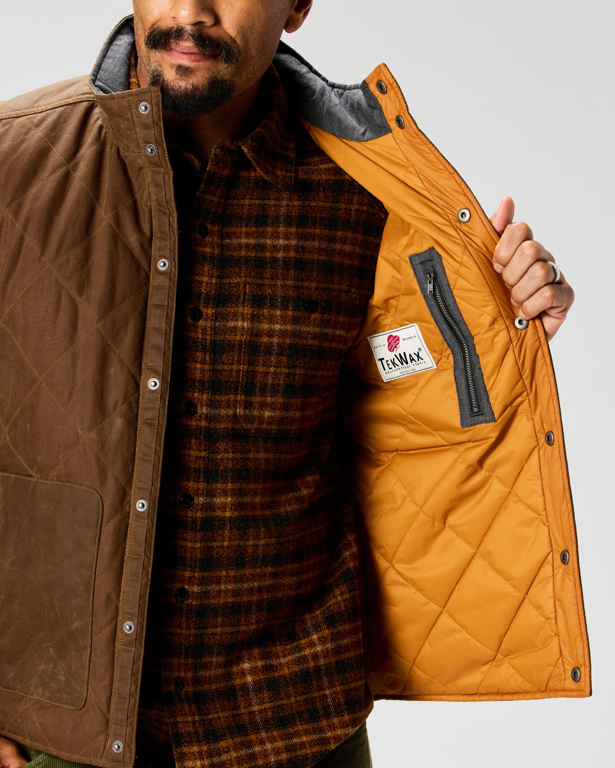 Quilted Waxed Vest Product Image