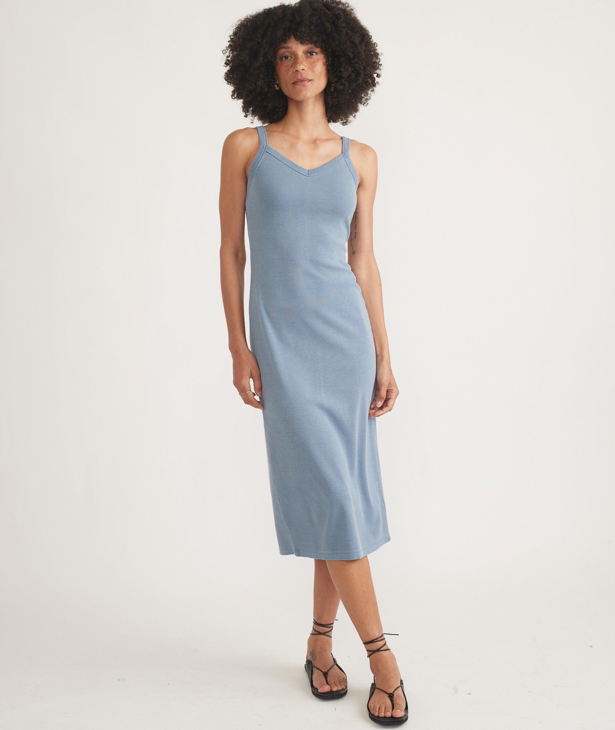 Lexi Rib Sun-In Spaghetti Strap Dress Product Image