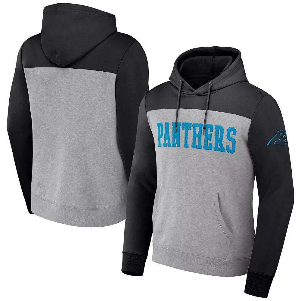 Mens NFL x Darius Rucker Collection by Fanatics Heather Gray Jacksonville Jaguars Color Blocked Pullover Hoodie Product Image
