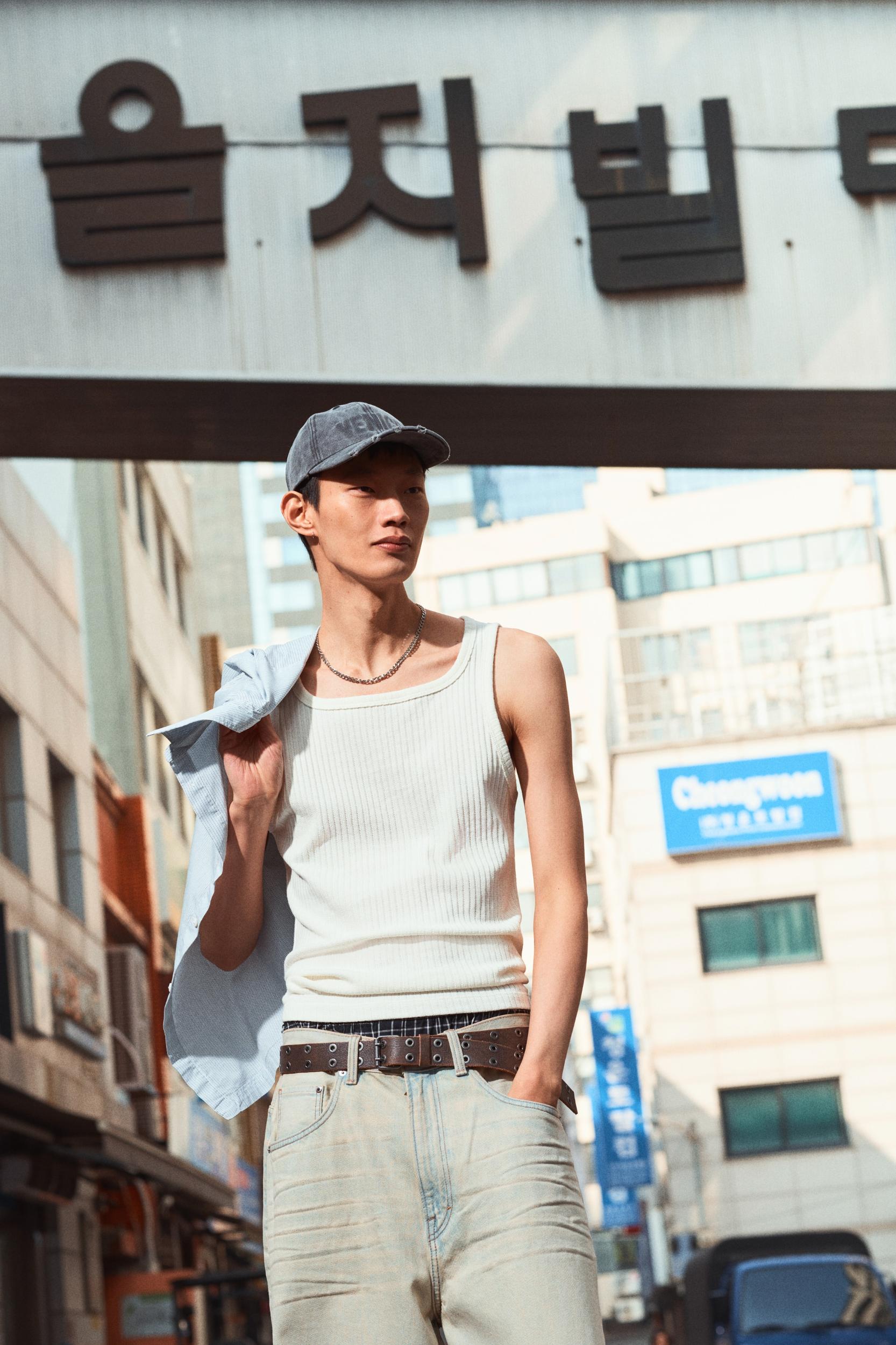 Slim-Fit Ribbed Tank Top Product Image