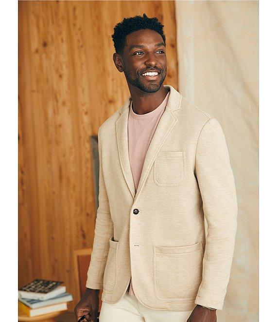 Faherty Slim Fit Unstructured Inlet Knit Stretch Blazer Product Image