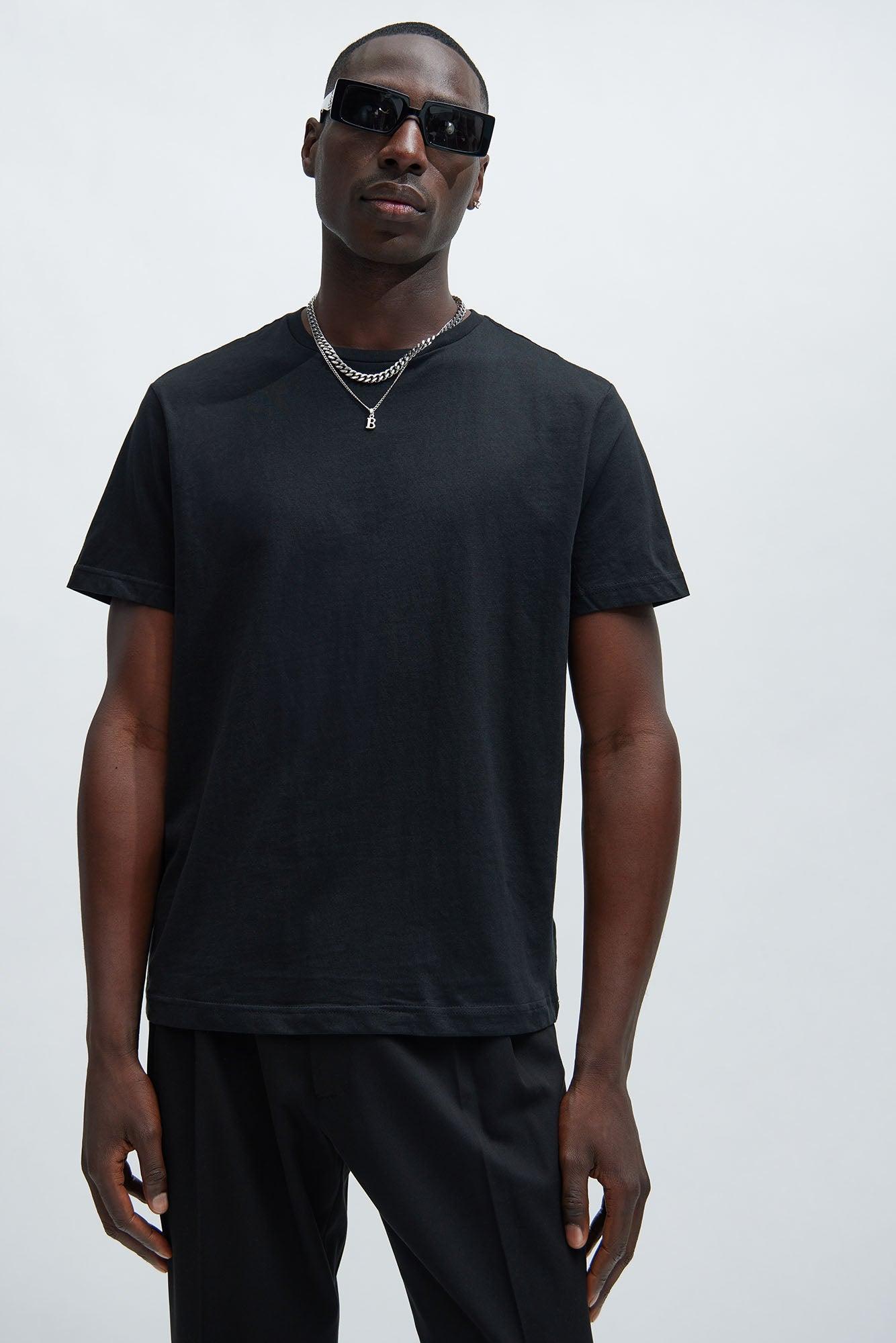 FN Essential Crew Tees 3 Pack - Black Product Image